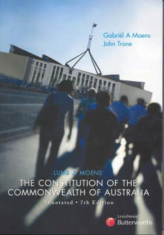 Seller image for Lumb & Moens' The Constitution of the Commonwealth of Australia Annotated for sale by Elizabeth's Bookshops