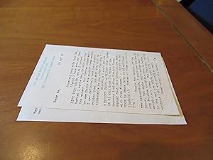 Typed Letter, Signed, From Nigel Lindsay To Forrest Ackerman, 1947 Re: Olaf Stapledon Books Etc.