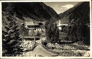 Ansichtskarte / Postkarte Ginzling in Tirol, Teilansicht, Zillertal