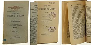 Imagen del vendedor de Ausgewhlte Schriften des Lucian. 2: Nigrinus. Der Hahn. Icaromenippus. 3. Aufl. Neu bearb. von Rudolf Helm. a la venta por Antiquariat Lehmann-Dronke