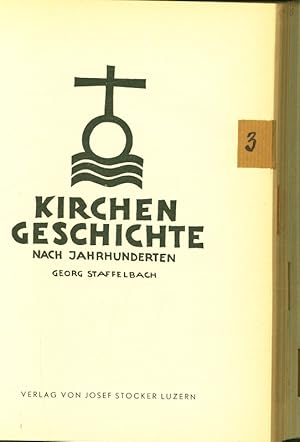 Imagen del vendedor de Kirchengeschichte nach Jahrhunderten. a la venta por Antiquariat Bookfarm