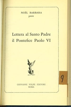 Bild des Verkufers fr Lettera al Santo Padre il Pontefice Paolo VI. zum Verkauf von Antiquariat Bookfarm