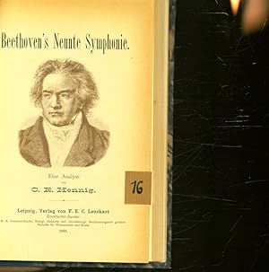 Immagine del venditore per Beethoven's Neunte Symphonic. Eine Analyse. venduto da Antiquariat Bookfarm