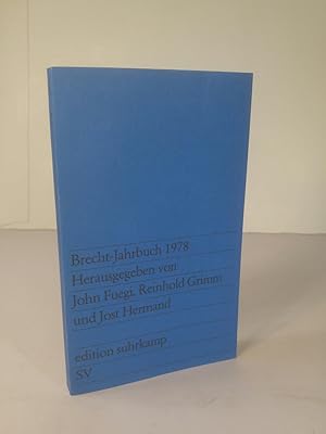 Seller image for Brecht Jahrbuch 1978 (edition Suhrkamp 956) for sale by ANTIQUARIAT Franke BRUDDENBOOKS