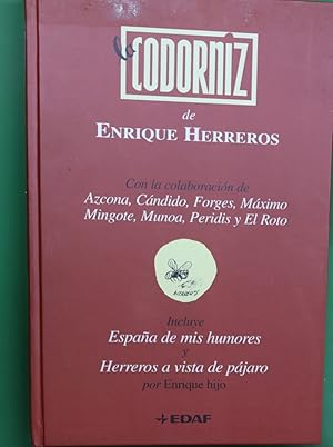 Imagen del vendedor de La codorniz de Enrique Herreros a la venta por Librera Alonso Quijano