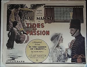 Image du vendeur pour Tides of Passion Lobby Title Card 1925 Mae Marsh, Ben Hendricks Jr., Scarce! mis en vente par AcornBooksNH