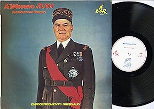 "Alphonse JUIN Maréchal de France" LP 33 tours original Français / SERP HF 55 (1975)