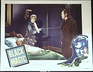 Bild des Verkufers fr Black Magic Lobby Card 1949 Orson Welles, Nancy Guild, Akim Tamiroff zum Verkauf von AcornBooksNH