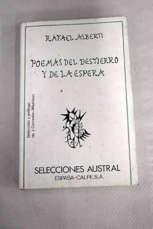 Seller image for Poemas del destierro y de la espera for sale by Alcan Libros