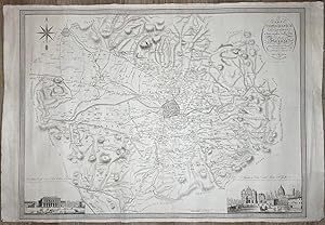 Carta topografica dei contorni a dieci miglia dalla città di Firenze. Disegnata da Girolamo Ermir...