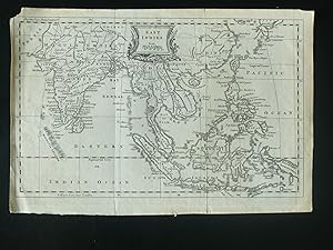East Indies. Original copper Engraving