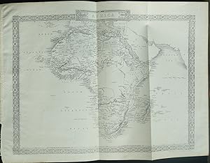 Africa. Original Wood Engraving