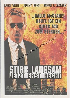 Image du vendeur pour Photopostkarte Stirb Langsam Jetzt Erst Recht mis en vente par Antiquariat im Kaiserviertel | Wimbauer Buchversand
