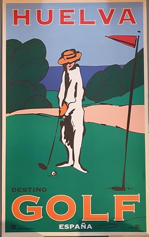 Cartel: Huelva. Golf - España.