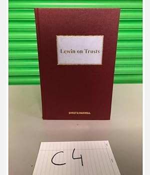 Seller image for Lewin on trusts nineteenth edition by Tucker for sale by UK LAW BOOK SELLERS LTD