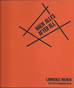 Image du vendeur pour Lawrence Weiner : Nach Alles / After All mis en vente par The land of Nod - art & books