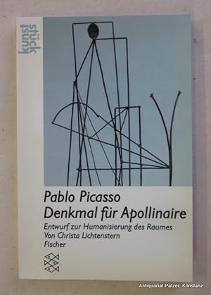 Imagen del vendedor de Pablo Picass. Denkmal fr Apollinaire. Entwurf zu einer Humanisierung des Raumes. Frankfurt, Fischer Taschenbuch Verlag, 1988. Kl.-8vo. Mit zahlreichen Abbildungen. 109 S., 1 Bl. Or.-Kart. (Kunststck). (Fischer 3946). (ISBN 359623946X). - Originalausgabe. a la venta por Jrgen Patzer