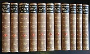 Immanuel Kants Werke (11 Bde.): Bd. 1 u. 2: Vorkritische Schriften, Bd. 3: Kritik der reinen Vern...