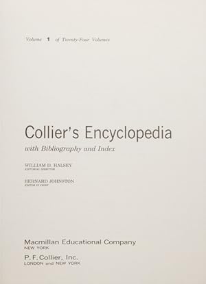 COLLIER'S ENCYCLOPEDIA WITH BIBLIOGRAPHY AND INDEX.