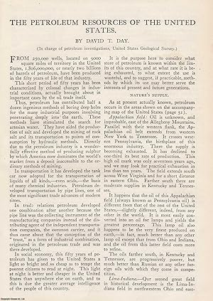 Image du vendeur pour The Petroleum Resources of the United States. An original article from the American Review of Reviews, 1909. mis en vente par Cosmo Books