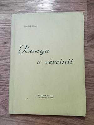 Bild des Verkufers fr Kanga e verrinit. Mit Widmung des Dichters auf Titelseite. zum Verkauf von Antiquariat an der Uni Muenchen