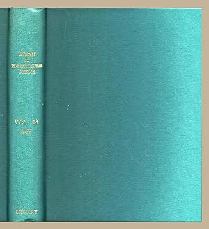 The Journal of Horticultural Science Volume 43 1968