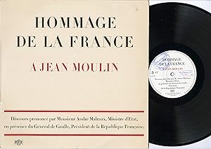 "André MALRAUX" Hommage de la France à JEAN MOULIN / LP 33 tours original français enregistré sur...