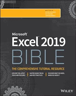Immagine del venditore per Excel 2019 Bible venduto da GreatBookPrices