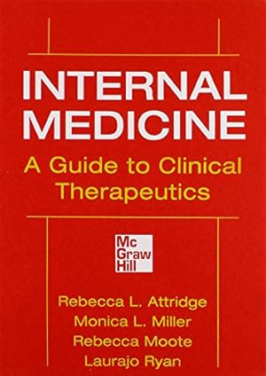 Seller image for Internal Medicine A Guide to Clinical Therapeutics for sale by BuenaWave