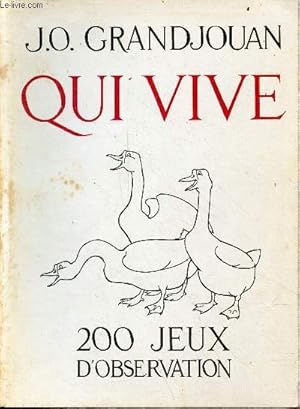 Imagen del vendedor de Qui vive - 200 jeux d'observation - 6e dition. a la venta por Le-Livre