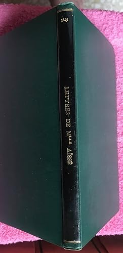 Imagen del vendedor de Lettres de Mademoiselle Ass  Madame Calandrini, prcdes d'une notice par A. Piedagnel. a la venta por Librairie Jean-Michel Belle