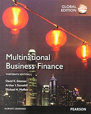 Imagen del vendedor de Multinational Business Finance a la venta por WeBuyBooks