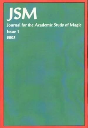 Seller image for Journal for the Academic Study of Magic, Issue 1 by Alison Butler (2003-03-21) by Butler, Alison [Paperback ] for sale by booksXpress