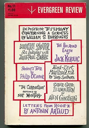 Image du vendeur pour Evergreen Review - Volume 4, Number 11, January-February 1960 mis en vente par Between the Covers-Rare Books, Inc. ABAA