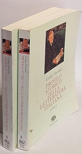 Bild des Verkufers fr Profilo storico della letteratura italiana (2 vols.cpl./ 2 Bnde KOMPLETT) zum Verkauf von books4less (Versandantiquariat Petra Gros GmbH & Co. KG)