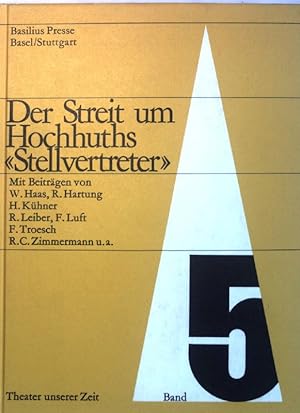 Bild des Verkufers fr Der Streit um Hochhuths "Stellvertreter", Band 5. zum Verkauf von books4less (Versandantiquariat Petra Gros GmbH & Co. KG)