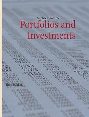 Immagine del venditore per Portfolios and Investments: Third Edition (Paperback or Softback) venduto da BargainBookStores