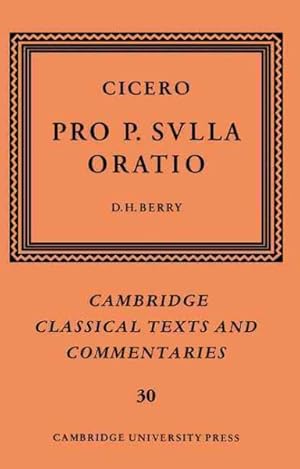 Seller image for Cicero : Pro P. Sulla Oratio for sale by GreatBookPricesUK