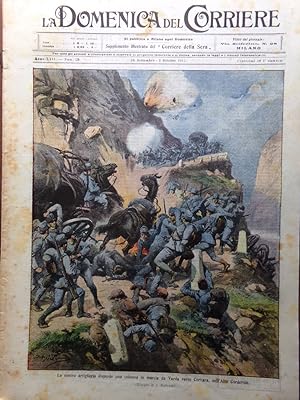 La Domenica del Corriere 26 Settembre 1915 WW1 Laura Minghetti Guerra Dolomiti