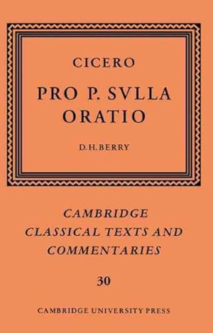 Seller image for Cicero : Pro P. Sulla Oratio for sale by GreatBookPrices