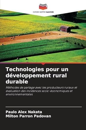 Bild des Verkufers fr Technologies pour un dveloppement rural durable zum Verkauf von moluna