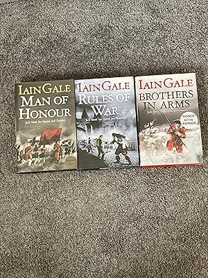 Seller image for MAN OF HONOUR; RULES OF WAR; BROTHERS IN ARMS: UK FIRST EDITION HARDCOVER SET (JACK STEEL TRILOGY) for sale by Books for Collectors