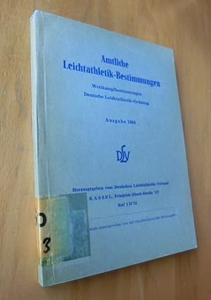 Seller image for Amtliche Leichtathletik- Bestimmungen , Ausgabe 1964 for sale by Dipl.-Inform. Gerd Suelmann