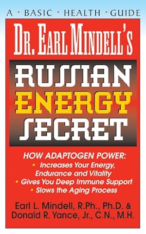 Image du vendeur pour Dr. Earl Mindell's Russian Energy Secret mis en vente par GreatBookPrices