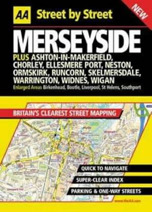 Bild des Verkufers fr AA Street by Street Merseyside zum Verkauf von WeBuyBooks