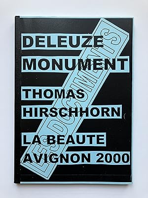 DELEUZE Monument : les documents