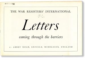The War Resisters' International: Letters Coming Through the Barriers