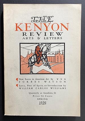 Imagen del vendedor de The Kenyon Review, Volume 1, Number 2 (I; Spring 1939) a la venta por Philip Smith, Bookseller