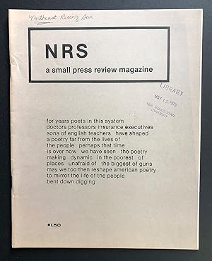 Seller image for Northeast Rising Sun : A Small Press Review Magazine, Volume 2, Numbers 8 & 9 (NRS, 1977) for sale by Philip Smith, Bookseller