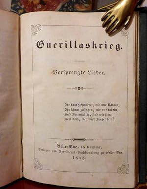 Gedichte und kritische Aufsätze aus den Jahren 1839 und 1840. 2 Abteilungen in 1 Band. (und Beiba...